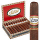 Astral Talanga Valley Series Robusto Cigars 20Ct. Box, open box displaying bundled cigars with a close-up of one cigar standing upright showing its dark brown wrapper.