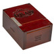 Southern Draw Kudzu Oscuro Cigars, a wooden cigar box with a reddish-brown finish and the Southern Draw logo on the top