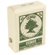 Southern Draw Cedrus Cigars, white cigar box with green label featuring a large tree graphic and text describing the product details.
