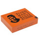 Caldwell Blind Man's Bluff Nicaragua Toro Cigars 20Ct. Box, orange takeaway box featuring a silhouette of a man wearing sunglasses and a hat with the product name and origin printed on it.