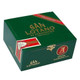 AJ Fernandez San Lotano Requiem Cigars, green cigar box with gold and red accents, showcasing the brand logo and product details.