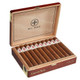 Crown Heads Mil Dias Sublime Cigars 20Ct. Box, open wooden box displaying twenty cigars neatly arranged with the Mil Dias branding inside the lid.