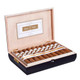 Rocky Patel Vintage 1999 Connecticut Cigars, open wooden humidor box with 20 cigars displayed inside.