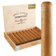 Rocky Patel The Edge Connecticut Cigars, a box of premium long filler cigars with a natural wrapper and a single cigar shown outside the box.
