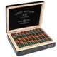 Rocky Patel The Edge A-10 Cigars, open wooden humidor box with cigars inside.