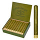 Rocky Patel The Edge Cigars, a box of premium long filler cigars in green packaging with one cigar outside showcasing the smooth, dark wrapper.