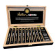 Weller by Cohiba Toro Tube Cigar 10 Ct. Box, a wooden box containing ten black and gold cigars with the brand name on each, displayed open to show the cigars inside.