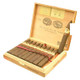 Padron 1926 Series 40th Anniversary Maduro Cigars 20CT Box, open wooden cigar box containing 20 cigars with a single cigar placed vertically at the right side.