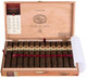 Padron 1926 Series No.9 Maduro Cigars 24Ct. Box, a wooden cigar box containing 24 dark Maduro cigars neatly arranged with a red ribbon, and an interior lid displaying cigar ratings and branding.