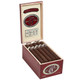 Cusano 18 Toro Maduro Cigars 18 Ct. Box, image showing an open wooden cigar box containing 18 Maduro cigars with a decorative label and certificate inside the lid.