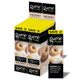 Swedish Match Game Cigarillos Foil Iced Donut 30 Pouches of 2, product display of cigarillos with iced donut flavor packaging and promotional yellow and black packaging featuring save offers.