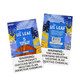Lil Leaf Natural Leaf Wraps 10/5, packaging of 10 packs of natural leaf wraps with colorful tropical leaf design and warning labels about nicotine content.
