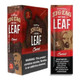 Zig Zag Natural Leaf Wraps 25/2, pack of sweet flavored leaf wraps for smoking with nicotine warning label and brand logo.