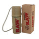 RAW Reserva Air Tight Stash, portable storage container with rope and its box for storing herbs or tobacco.