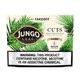 Product Altadis Jungo Leaf Cuts Tobacco Wraps 10/5, package box with tropical green leaf design, black and white warning label, and text indicating Irish Cream flavor and 5 wraps per pack.