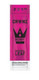 Crwnz Natural Leaf Cigarillos by Swisher Sweets 30/2, pink packaging featuring a black crown logo and product name with health warning label at the bottom.