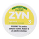 Zyn Nicotine Pouches Citrus 3 Mg 15/5 Tins, circular tin container with yellow and green label featuring product name, nicotine content, and warning message.