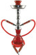 Dual Hose Hookah Pipe 19 inch with case