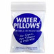 Quality Importers Humidors Water Pillow Portable Humidifier, image showing a small, resealable package with blue and white branding for water pillows designed to maintain optimal humidity for cigars, pipes, tobacco, and kyo/myo.