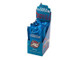 Ugly Coyote Cigars Berry 5/8 Packs, display of bright blue cigar packs with a cartoon coyote and berry flavor branding.