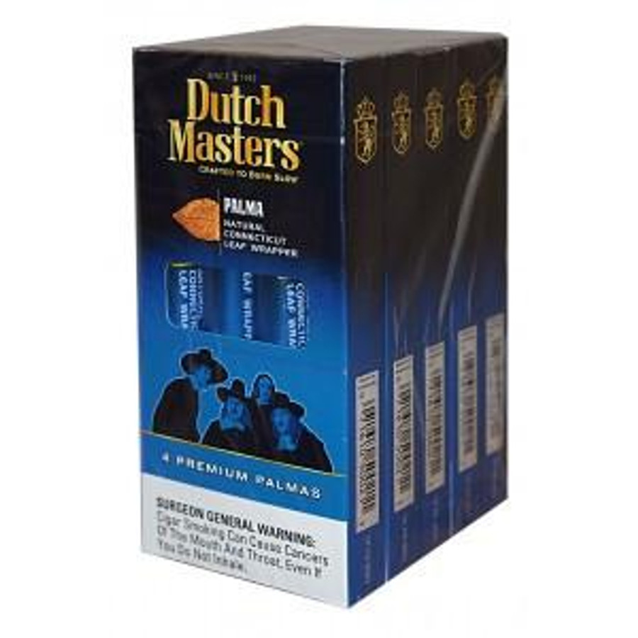 Altadis Dutch Masters Palma Cigars Pack, box of four premium Palma cigars with blue and gold packaging design.