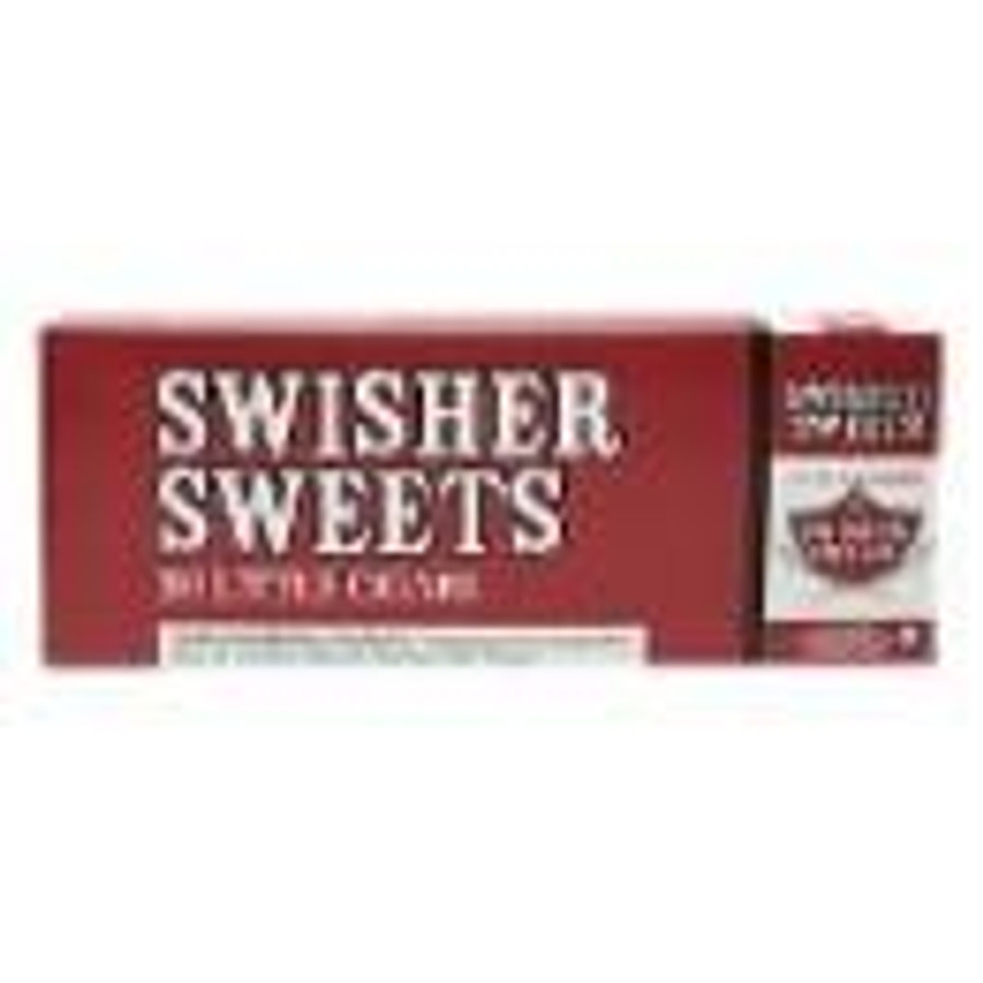 Swisher International Swisher Sweets Little Cigars Regular, a pack of small flavored cigars in a red and white box.