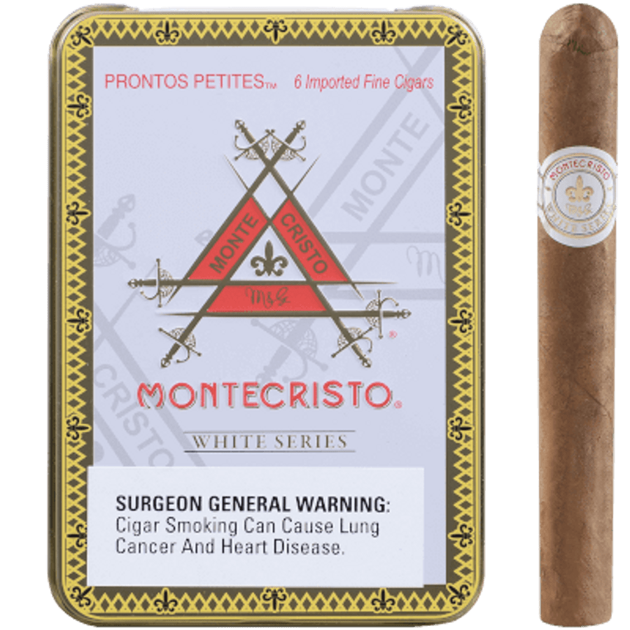 Montecristo White Prontos Petites Cigarillo 5/6 Tin 4.00X33