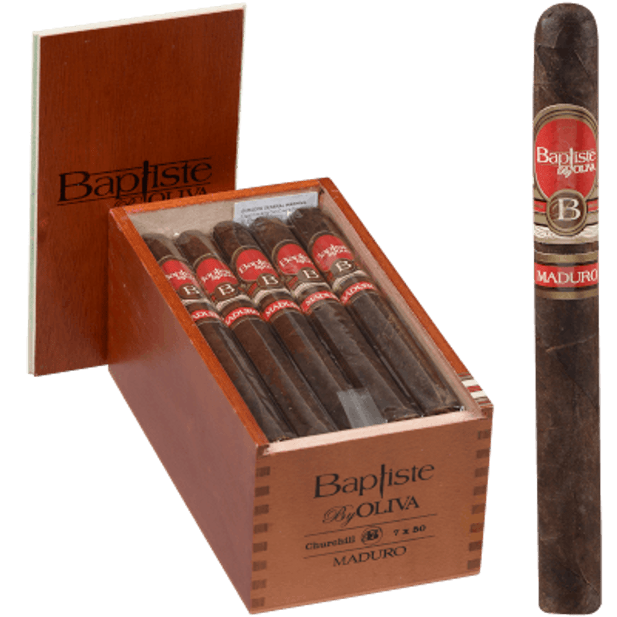 Baptiste by Oliva Cigars Churchill Maduro 20 Ct. Box 7.00X50