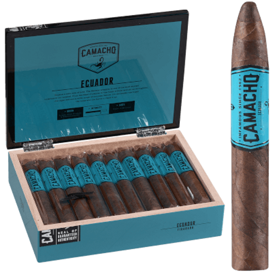 Camacho Ecuador Cigar Figurado 20 Ct. Box 6.13"X54 Camacho Ecuador Cigar Figurado 20 Ct. Box 6.13"X54