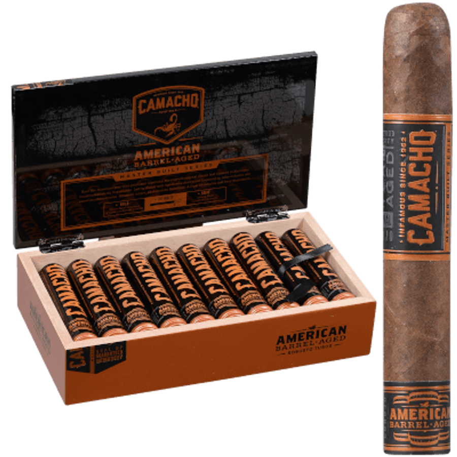 Camacho American Barrel-Aged Cigar Robusto Tubos 20 Ct. Box