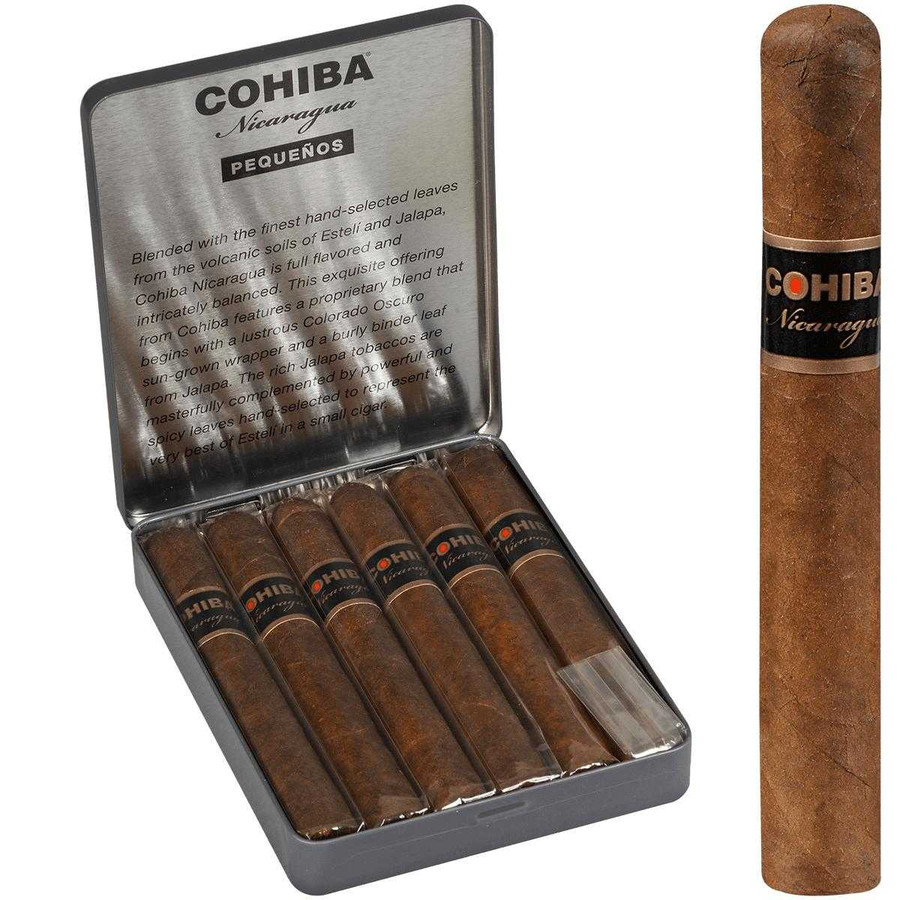 Cohiba Cigars Nicaragua Pequenos 5/6 Tins 4.18X36