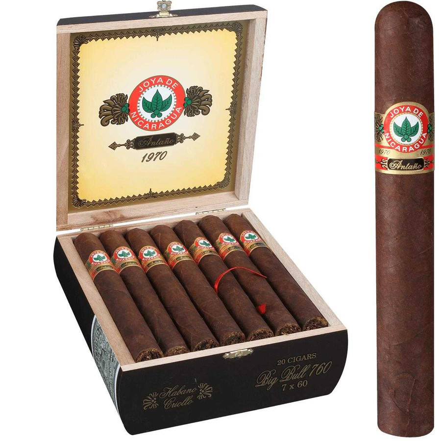 Joya De Nicaragua Cigars Antano 1970 Big Bull 760 20 Ct. Box 7.00X60
