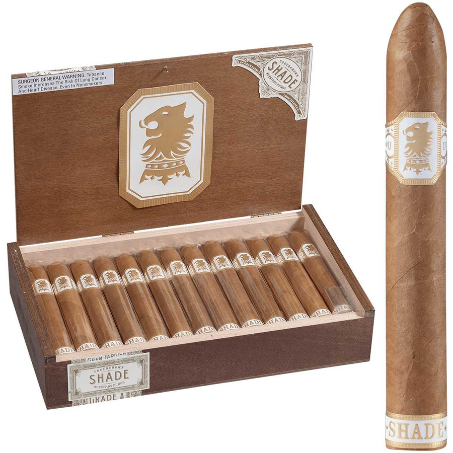 Undercrown Cigars Connecticut Shade Belicoso 25 Ct. Box 6.00X52
