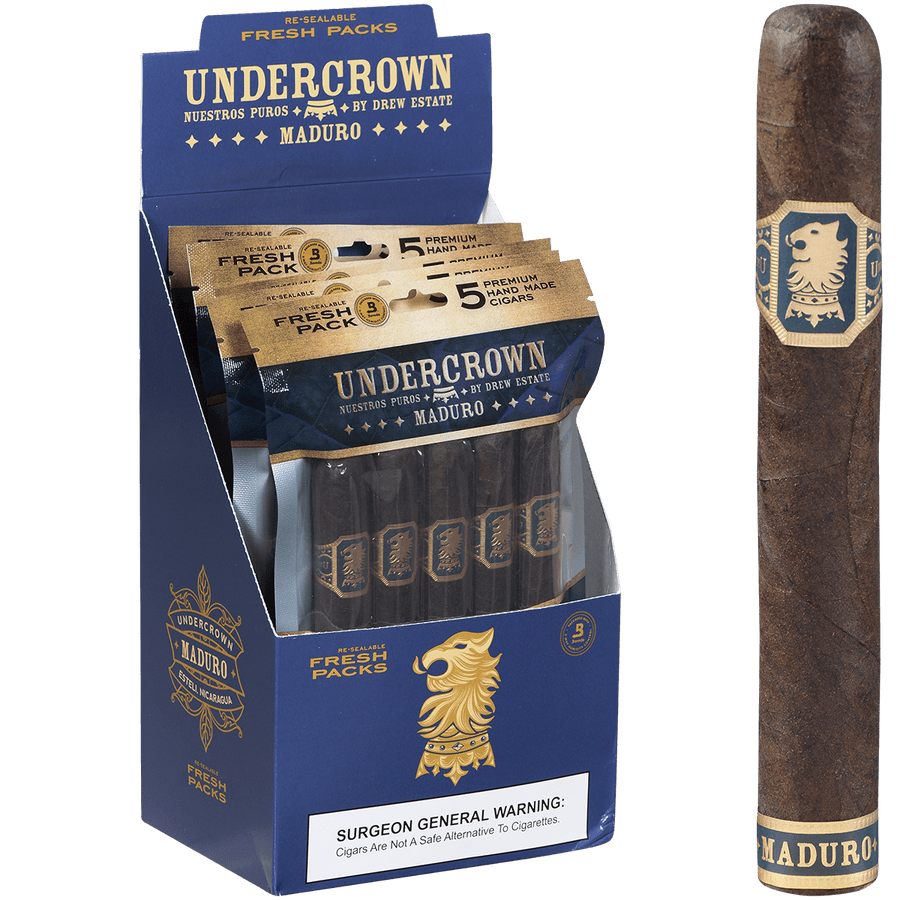 Undercrown Cigars Maduro Gran Toro Five-packs 5/5 Ct. Box 6.00x52