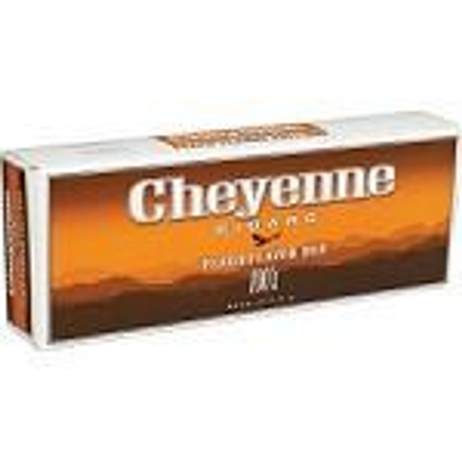 Cheyenne International Cheyenne Filtered Cigars Peach, box showing the packaging with brand name and flavor