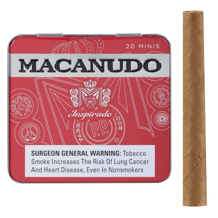Macanudo Cigars Inspirado Red Minis 5/20 Ct. Tins 3.00x20