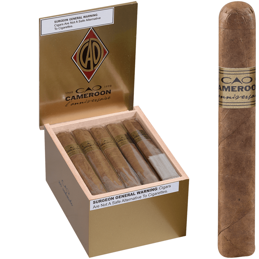 CAO Cigars L'Anniversaire Cameroon Robusto 20 Ct. Box 5.00X50