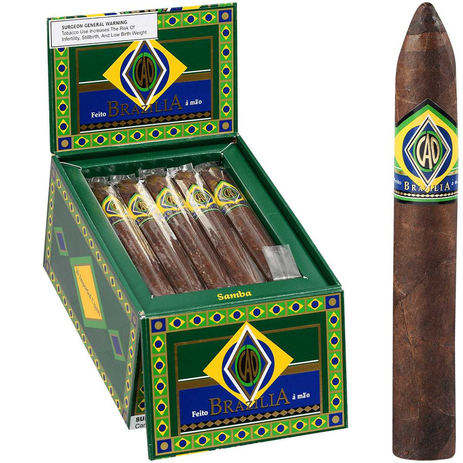 CAO Cigars Brazilia Samba 20 Ct. Box 6.25X54