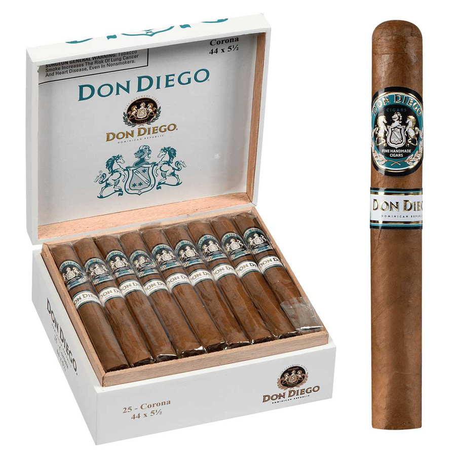 Don Diego Cigars Coronas 25 Ct. Box 5.50x44