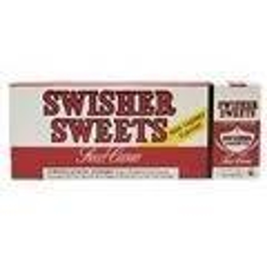 Swisher International Swisher Sweets Little Cigars Cherry, a package of cherry-flavored small cigars featuring red and white packaging design.