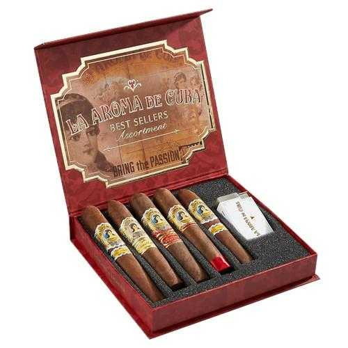 La Aroma de Cuba Best Sellers Assortment Cigars 5Ct. Box