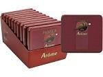 Panter Tobacco Panter Arome Cigarillos, pack of cigarillos in maroon packaging with gold accents