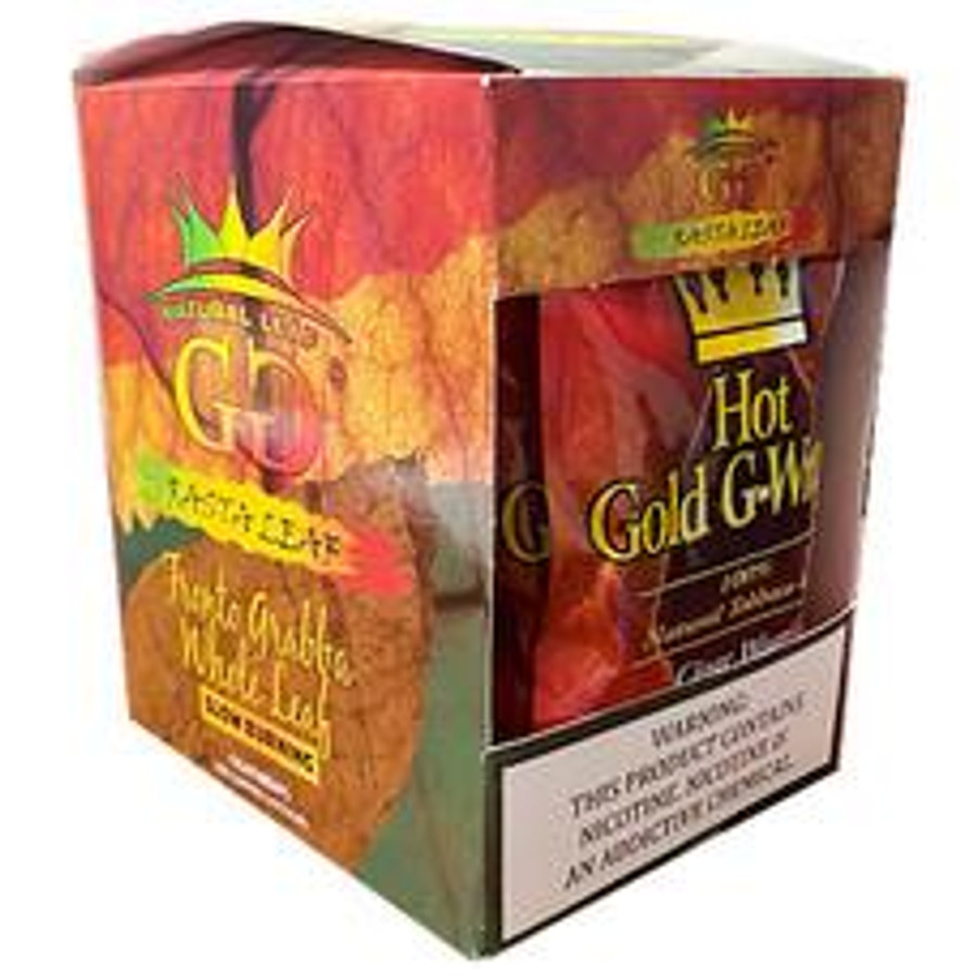 GG Rasta Whole Tobacco Leaf, product packaging with colorful Rasta-themed design and branding for natural tobacco leaves.