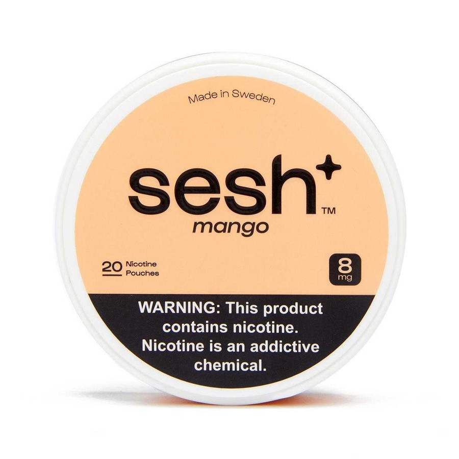 Sesh Tobacco Free Nicotine Pouch Mango 8mg 1/5 Ct Roll