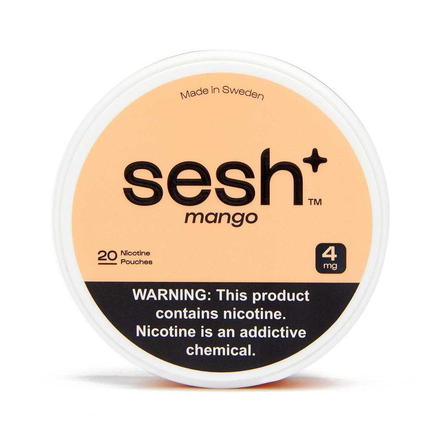 Sesh Tobacco Free Nicotine Pouch Mango 4mg 1/5 Ct Roll