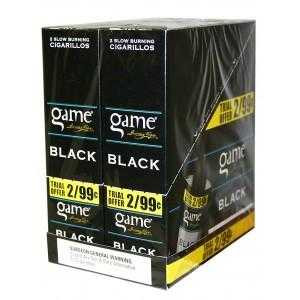 Game Cigarillos Foil Black 30 Pouches of 2