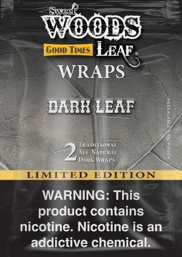 Good Times Sweet Woods Dark Leaf Wraps 30 Packs of 2
