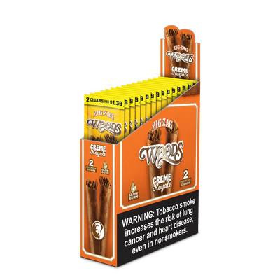 Zig Zag Natural Leaf Woods Cigars Creme Royale 15 Pouches of 2