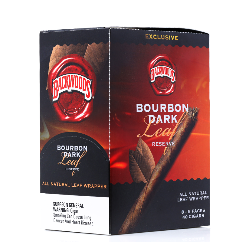 Backwoods Bourbon Dark Leaf Reserve Limited Edition Cigars 8/5Ct