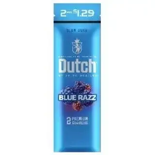 Dutch Masters Foil Cigarillos Blue Razz Fusion 30 Pouches of 2